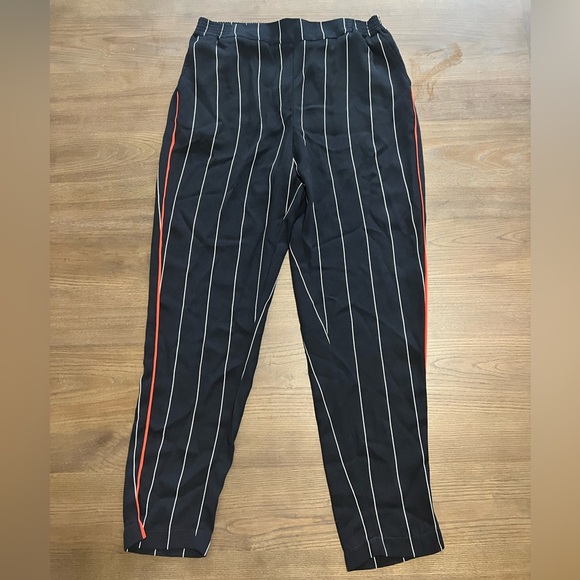 Anthropologie Ett Twa Navy Striped Pants size XS - Picture 4 of 5